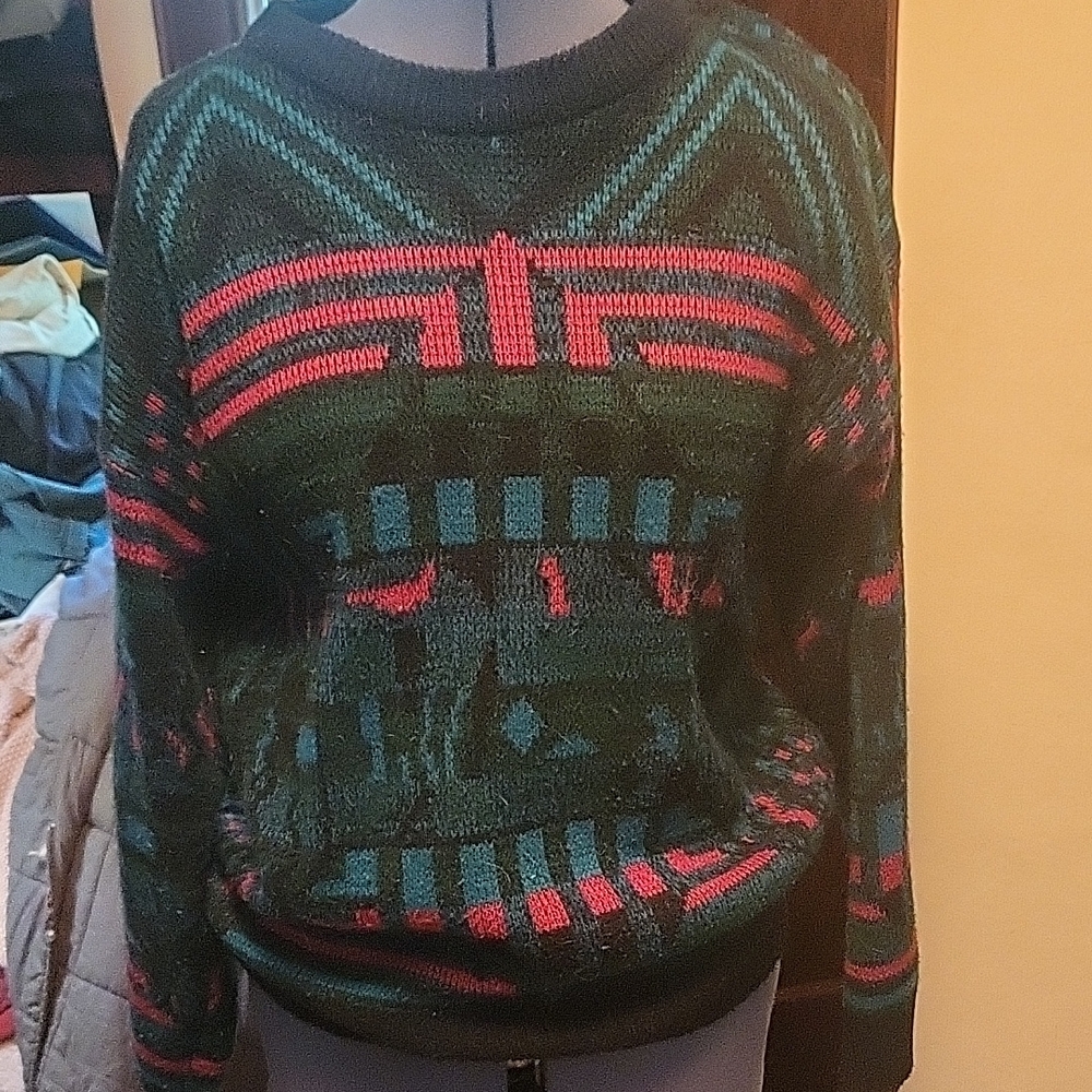 Atlantic Traders Geometric Vintage Sweater